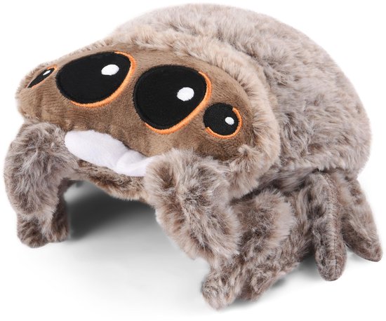 Pluche Spin Knuffel | Grote Ogen Zachte Dierenknuffel voor Kinderen & Volwassenen - Perfect Cadeau voor Halloween, Kerstmis & Verjaardag