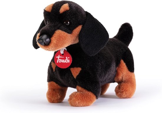 Pluche Teckel Hond Speelgoed - Perfect voor Kerst en Verjaardag | 11x19x25cm | Maat S