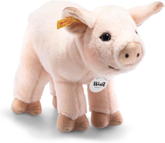 Pluche Varken - Knuffeldier - Speelplezier - Machine Wasbaar - 30 cm - Roze