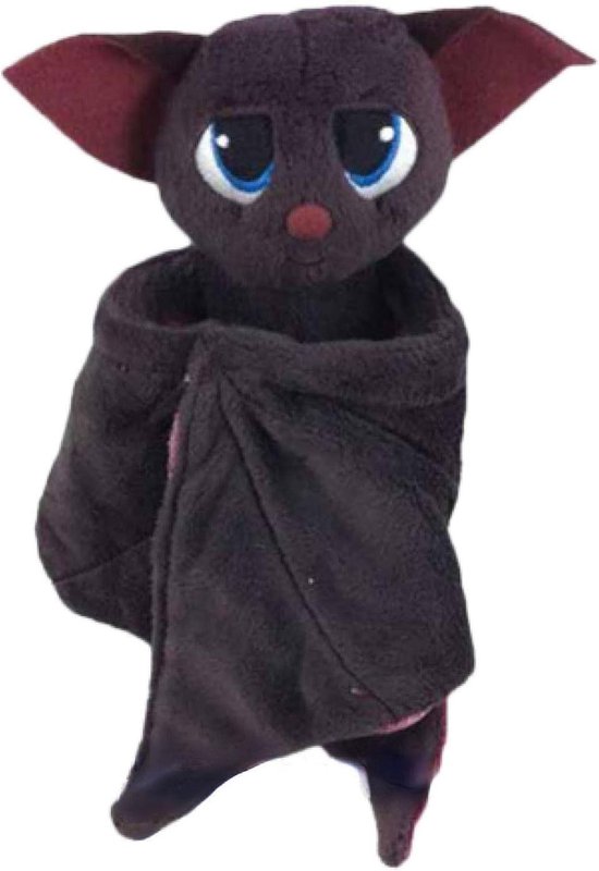 Pluche Vleermuis - Zacht Knuffeldier - Kinderkamer Decoratie - Handzaam Formaat - 17 cm - Meerkleurig