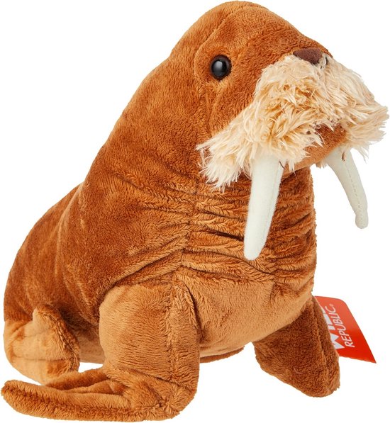 Pluche Walrus Knuffeldier 20 cm - Zacht en Realistisch Speelgoed voor Kinderen van Merkloos
