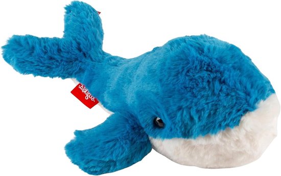 Pluche Walvis Knuffel - Zacht Dier - Spelen en Slapen - Vederzacht Pluche - 42 cm - Blauw van Merkloos