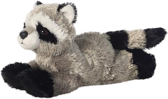 Pluche wasbeer knuffel 20 cm - Zacht & wasbaar speelgoed van Merkloos