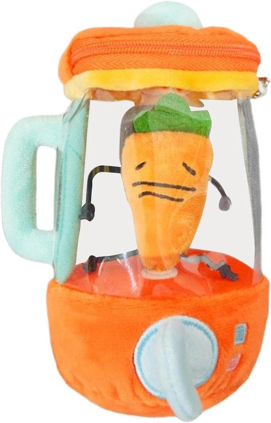 Pluche Wortelpers - Knuffelpop Gevuld - Interactief Spelen - Realistische Sapervaring - 15 cm - Enkele Kenmerken