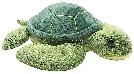 Pluche Zeeschildpad Knuffeldier - Groene Zeeschildpad 18 cm - Cadeau voor Kinderen van OTMVic