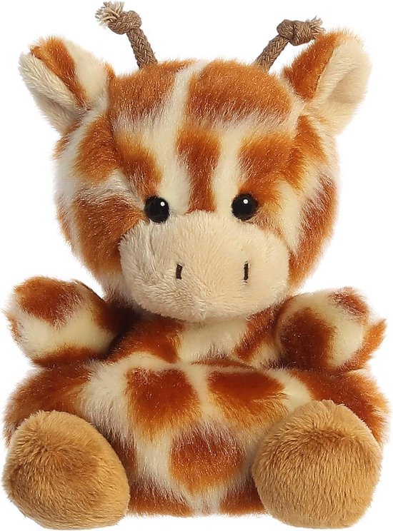 Pluchen Giraffe Knuffel - 13cm Klein Knuffeldier Zacht Speelgoed van Merkloos