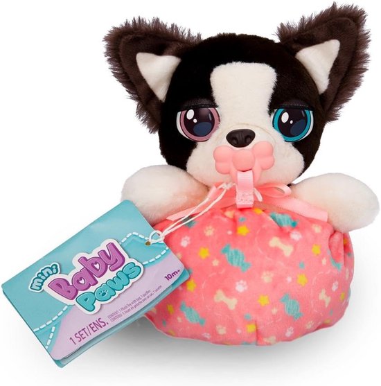 Pluchen Knuffeldier met Geluid en Persoonlijke Draagtas - Verschillende Dieren van Merkloos