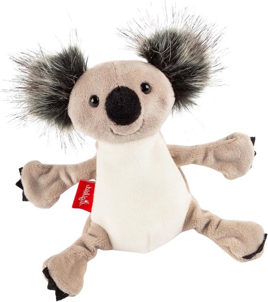 Pluchen Koala - Knuffel dier - Knuffelen en spelen - Extra zacht materiaal - 15 cm - Grijs/wit
