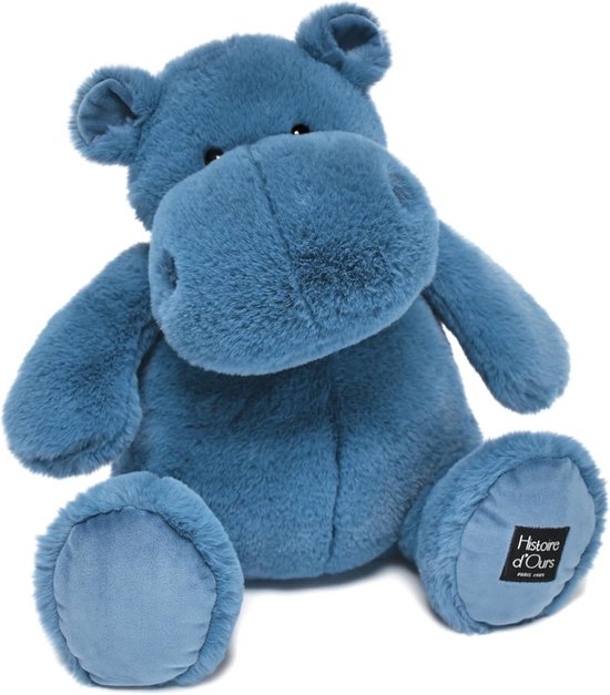 Pluchen nijlpaard 40 cm - zacht en schattig knuffeldier - ideaal cadeau voor geboorte en verjaardag