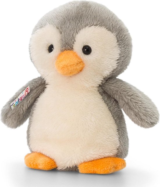 Pluchen Pinguïn Knuffel Dier 14 cm Grijs van Primark