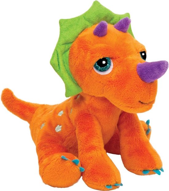 Pluchen Triceratops Speelgoed Dinosaur - Zacht Knuffeldier 19 cm