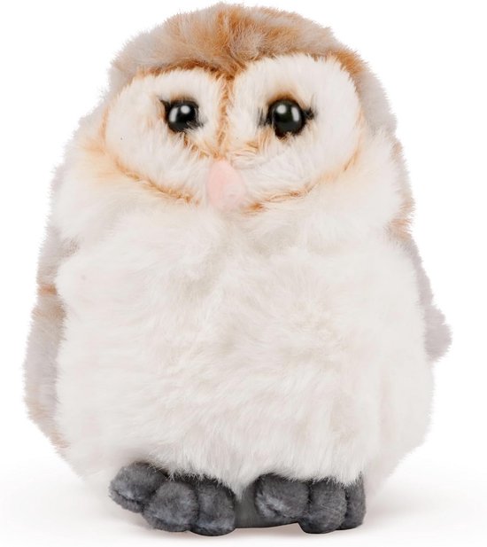 Pluchen Uil - Babyuil - Knuffel - 15 cm - Gemaakt van Gerecycled Plastic