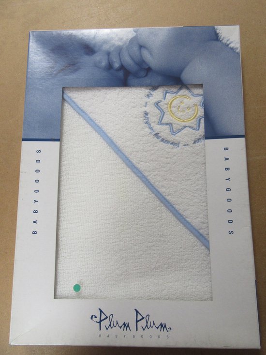 plum plum babygoods , badcape , wit sunshine van Plum