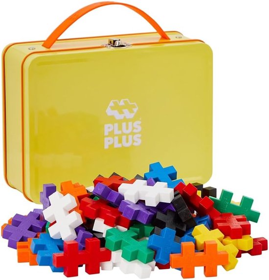 Plus-Plus BIG Opbergbox 70 delige bouwset - 3274 - Bouwspeelgoed - Constructiespeelgoed - Speelkoffer met bouwstenen - Vanaf 1 jaar van Merkloos