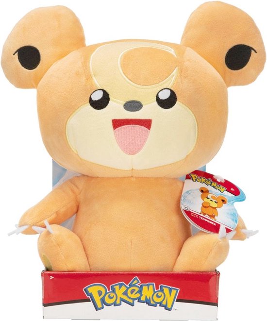 Pokémon Pluche knuffel Teddiursa 30 cm Oranje van Pokémon