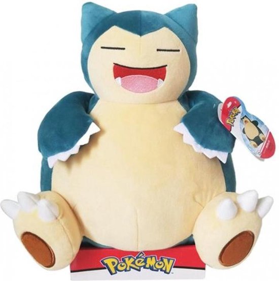 Pokémon - Snorlax knuffel - 30 cm - Pluche - Pokémon knuffel van Pokémon