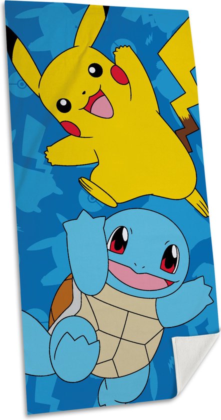 Pokemon strand/badlaken - 70 x 140 cm - katoen - voor kinderen van Pokémon