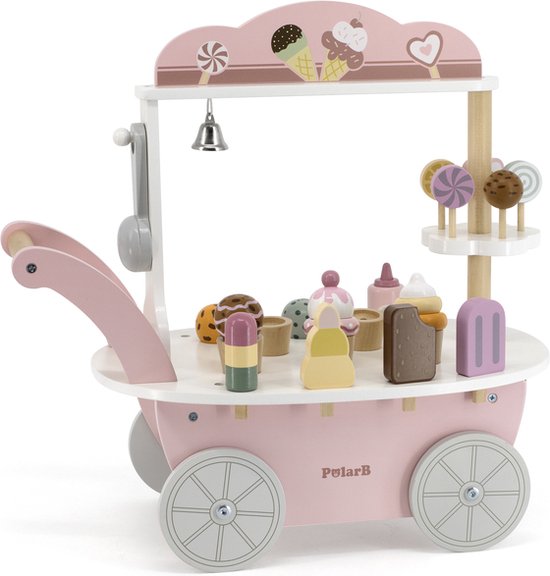 PolarB - houten ijskraam - houten speelgoed vanaf 18+ maanden van Pol