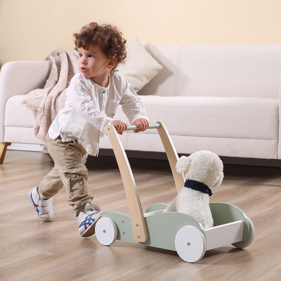 PolarB - Houten Looptrainer - - Loopwagens - Mint van Polar