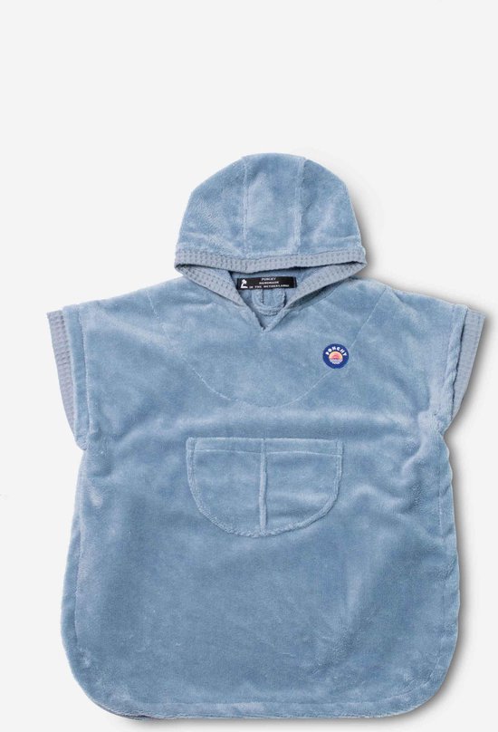 Ponchy - Azul Oceano - Bamboe Baby Strandponcho - Klein - Badcape van Ponchy