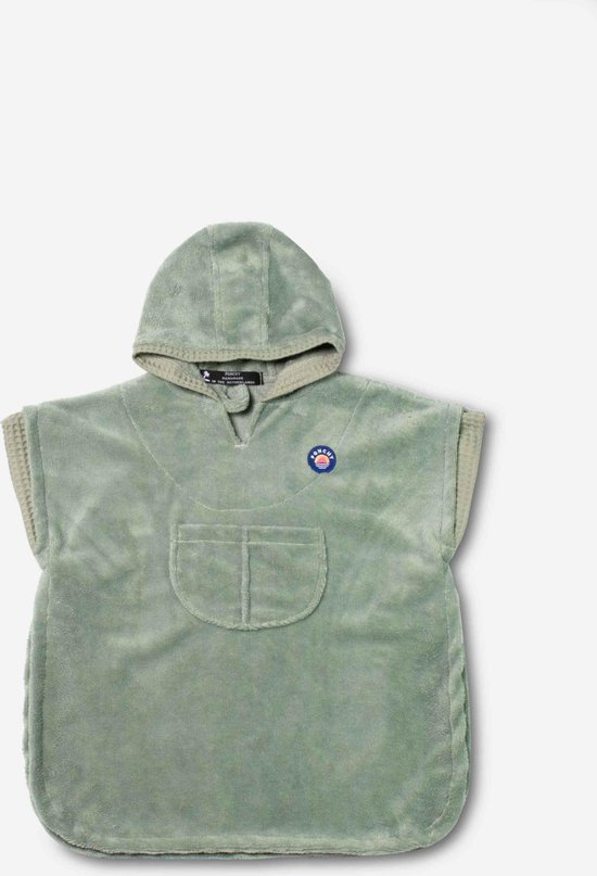 Ponchy - Verde Velho - Bamboe Baby Strandponcho - Klein - Badcape van Ponchy