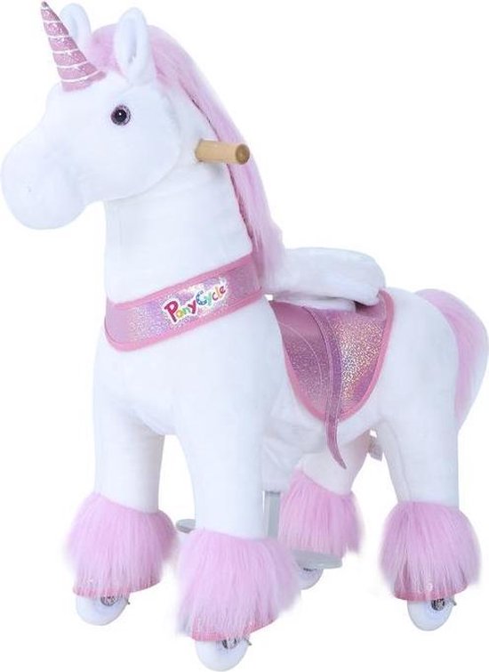 PonyCycle Eenhoorn Glitter Roze, Groot - Ux402‎‎ van PonyCycle