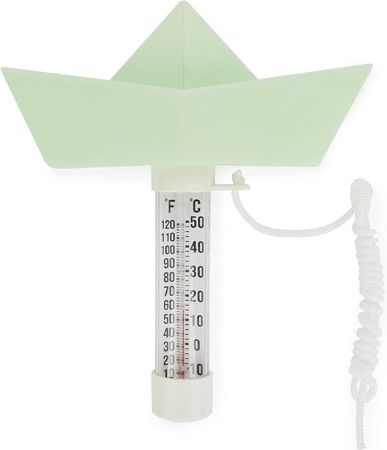 Pool Thermometer Paper Boat van Merkloos