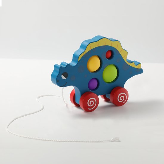 "POP IT" dino trekfiguur van Little Dutch