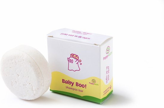 POPPYBARS Shampoo Bar Baby Boo! | Shampoobar | Shampooblok | Vegan Baby Shampoo van POP