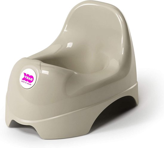 Potty Training Toilet - Kinder Potty - Baby Zindelijkheid - Ergonomische Zitting - 35 x 26 cm - Grijs