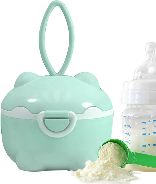 Powder Formula Travel Container | Formula Storage Container - Travel Formula Dispenser, Melkpoeder Container met lepel, Draagbare Poeder Formule Dispenser