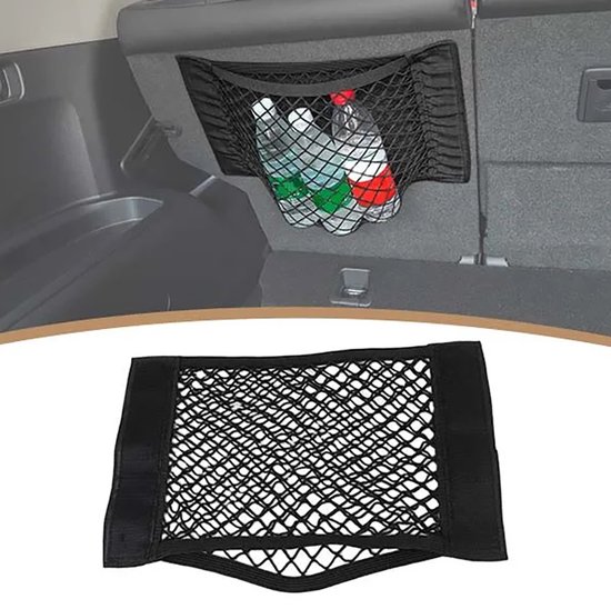 Premium Kofferbak Organizer Opbergzak voor Auto’s – 2 stuks - 30x25cm – Autostoel – Auto – Accessories – Opbergzak – Ruglening – Opbergen – Opruimen – Bus van Merkloos