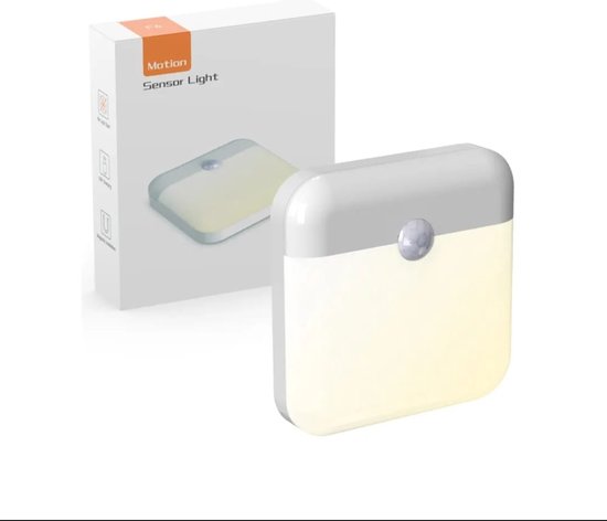 Premium Nachtlampje met bewegingssensor - traplampje bewegingssensor - trapverlichting - nachtlampje met bewegingssensor - draadloos nachtlampje met sensor - nachtlamp usb oplaadbaar - motion sensor light - kastverlichting - usb lamp van Premium