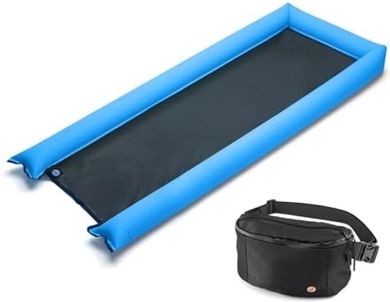 Premium Waterhangmat - Opblaasbare Zwemmatras met Transport Buiktas van Premium