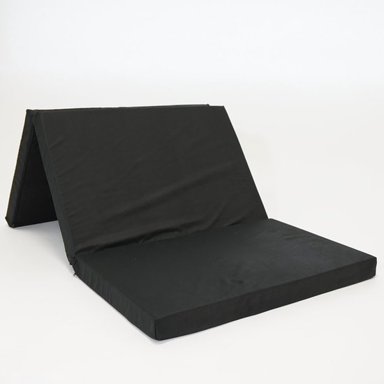 Prénatal Campingbedmatras - Incl. Bodemmatras en Draagtas - Matras voor Campingbed - Zwart - 60x120 cm