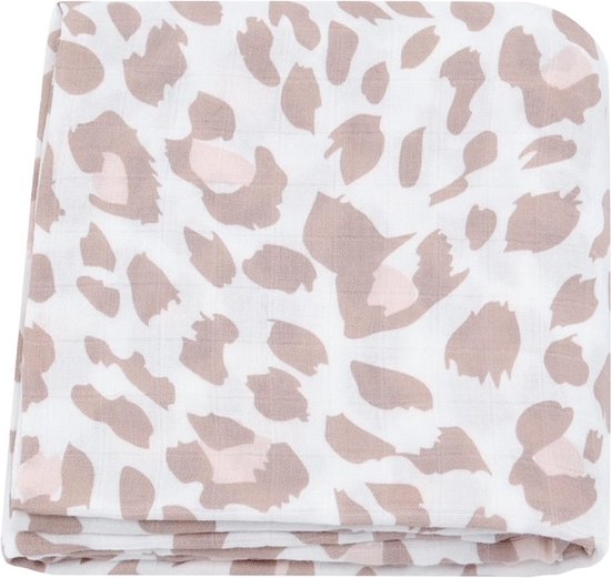Pretty Panda - Hydrofiele doeken XL formaat Tijger print - super zacht 70% bamboe en 30% katoen - hypo allergeen en antibacterieel - ideaal kraamcadeau