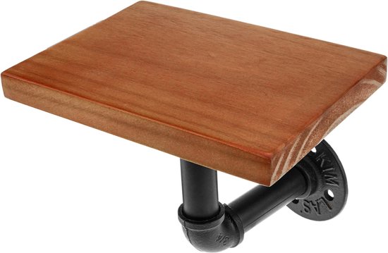 PrimeMatik - Plank van 199 x 148 mm. Industriële en vintage buisstructuur van PrimeMatik