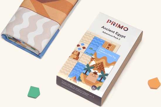 Primo Toys STEM Robotics Uitbreidingsset Cubetto STEM Coding avontuurset Het oude Egypte van Primo Toys