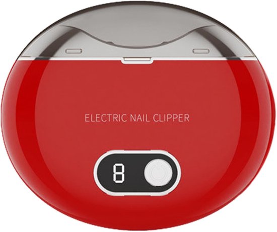 Professionele Elektrische Nagelknipper - Automatische Nagelknipper - Wit - 2 in 1 - Nagelverzorging - Waterbestendig - Manicureset - LED Licht - 3 Snelheidstanden - Baby