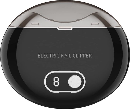 Professionele Elektrische Nagelknipper - Automatische Nagelknipper - Zwart - Nagelverzorging - Waterbestendig - Manicureset - LED Licht - 3 Snelheidstanden -Baby van Merkloos