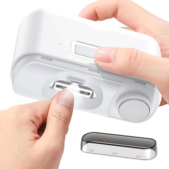 Professionele Elektrische Nagelknipper -Nagelknipper - 2-in-1 Elektrische Nagelknipper - Nagelknipper Elektrische Vijl -Automatische Nagelknipper LED Lamp - 2 Snelheden USB Oplaadbaar -Perfect voor Baby's - Volwassenen - Senioren -Kerstcadeau van LuxFurni