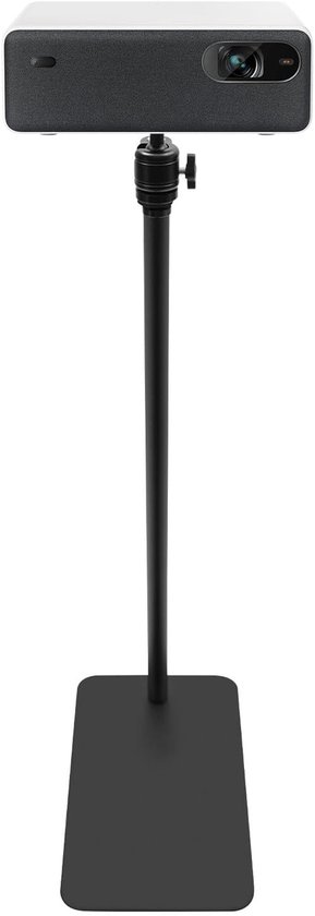 Projectorstandaard, L-vorm, verborgen vloerstandaard, in hoogte verstelbaar, 60-120 cm, 360 graden draaibaar, bank tegen de muur, compatibel met XGIMI Nebula, zwart