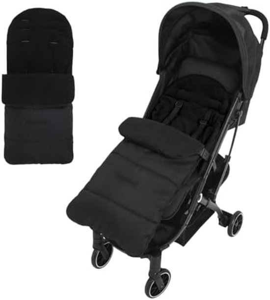 PromoHome Universele Baby Voetenzak Winter Warme Voetmuff Kinderwagen Autostoel Zachte Stof Veilige Sluiting 80x40 cm Geschikt 1-5 Jaar van Merkloos