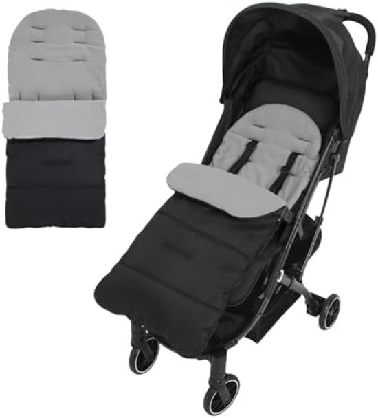 PromoHome Universele Kinderwagen Voetenzak - Zachte Winterbescherming met Veiligheidssluiting van Merkloos