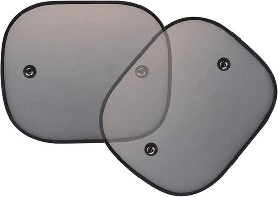 ProPlus Auto zonnescherm zijraam - Pop Out - 44 x 36 cm - 2 stuks - zwart van ProPlus
