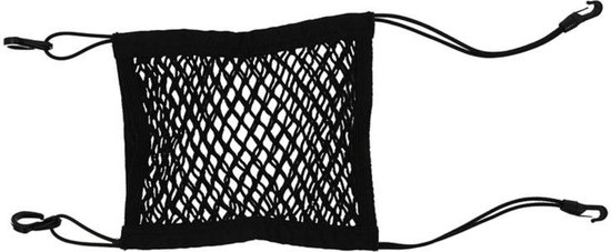 ProPlus Elastisch dubbel opbergnet met kunststof haken - 26 x 28 cm van ProPlus