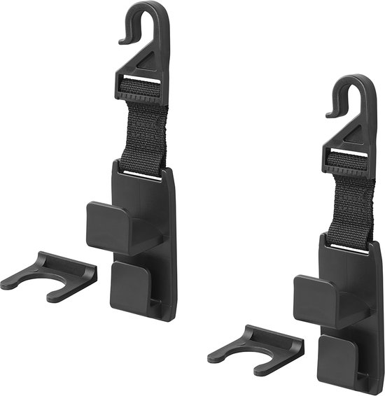 ProPlus Hoofdsteun Hanger Heavy Duty - 2 stuks - Hoofdsteunhangers - Hoofdsteunhaken voor Jas, Tas of Bagage van ProPlus