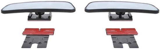 ProPlus Rechthoekige dodehoekspiegels - breedhoek zicht - 36 x 95 mm - set van 2 van ProPlus
