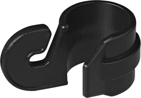 ProPlus Tentclip met haak - Kunststof - Voor buis Ø 19-22 mm - Zwart - 4 stuks van ProPlus