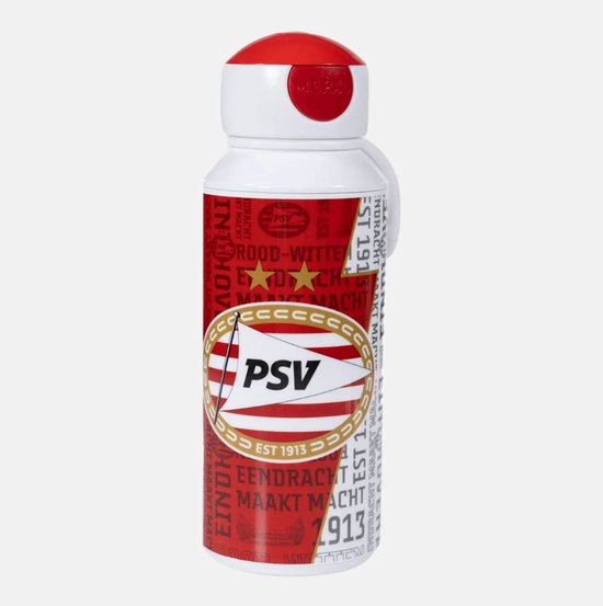 PSV Pop Up Beker Tekst - PSV Drinkfles van PSV